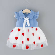 Verão vestido da menina do bebê para o bebê recém-nascido meninas roupas princesa vestidos 1 anos de festa de aniversário vestido infantil roupas 2024 - compre barato