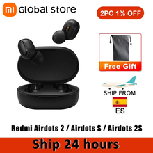 Беспроводные наушники Xiaomi Redmi Airdots 2 S/S TWS Xiaomi, голосовое управление, Bluetooth 5,0, шумоподавление, управление, наушники xiaomi 2024 - купить недорого