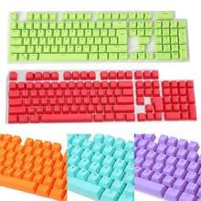 106 Keys PBT Solid Color Backlight Keycaps Replacement for Mechanical Keyboard 2024 - buy cheap