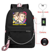 Рюкзак Marcus and Martinus, школьные сумки для девочек-подростков, женские рюкзаки с usb-зарядкой, школьный рюкзак для ноутбука, дорожный рюкзак 2024 - купить недорого