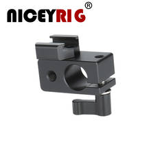 NICEYRIG Cold Shoe Rod Rig mini Hot Shoe Mount for 15mm Rod Clamp DSLR Cage Camera Rig Light Stand Monitor Video Rail dslr 2024 - buy cheap