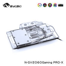Bykski-bloque de agua GPU para Gigabyte Geforce RTX2060 Gaming OC PRO 6G ,1660Ti/1660 Gaming OC 6G, cubierta completa, N-GV2060Gaming, PRO-X 2024 - compra barato