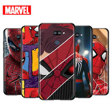 Marvel Spider-Man-funda de teléfono para LG K22, K71, K61, K51S, K41S, K30, K20, K50S, K40S, Q60, V60, V50, V40, V35, V30, G8, ThinQ, color negro 2024 - compra barato