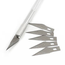 Cuchillo de grabado de Metal, herramientas de fabricación de modelos de cuchillo de Arte de precisión de aluminio, WLXY-9309 de precisión, 5 cuchillas 2024 - compra barato