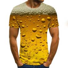 Футболка Мужская/женская с 3d принтом пива, забавная футболка с надписью «It 'S Time», топы с коротким рукавом, одежда унисекс, 2021 2024 - купить недорого