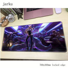 Ahri sexy pad mouse 3d computer gamer mouse pad 700x300X2MM padmouse Fashion mousepad gadget anime desk mats 2024 - buy cheap