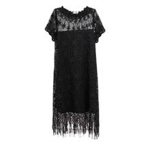 Tie dye tunique femme платье с вышивкой vestido renda lolita bayan elbise mujer вязаное крючком индийское хиппи бохо винтажная бахрома 2024 - купить недорого