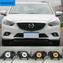 2Pcs For Mazda 6 Atenza 2014-2016 Waterproof ABS 12V DRL Fog Lamp Decoration Daytime Running Light Car Accessories 2024 - buy cheap