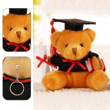 9cm Mini Dr. Bear Plush Toy Soft Stuffed Kawaii Teddy Bear Animal Doll Graduation Gifts for Students Kids Children Toy Bear Doll 2024 - buy cheap