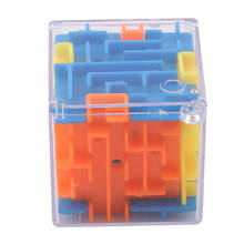 Новый Лабиринт волшебный куб головоломка 3D Мини скоростной куб лабиринт катящийся мяч игрушки головоломка игра Обучающие игрушки для детей 2024 - купить недорого