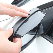 2pcs PVC Car Back Mirror Eyebrow Rain Cover sticker For Subaru Forester Outback Legacy Impreza XV BRZ 2024 - buy cheap