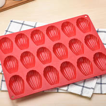 Molde madelha em silicone 100%, concha de silicone e platina, para biscoitos, utensílios para cozinha 2024 - compre barato