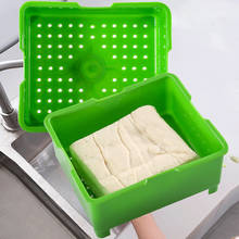 Molde de plástico para hacer Tofu casero, herramienta de cocina para hacer cuajada de soja, con paño de queso 2024 - compra barato