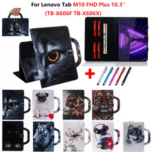 For Lenovo Tab M10 FHD Plus 10 3 Case TB-X606F TB-X606X 2020 Cover Folding Stand Funda For Lenovo Tab M10 Plus Case 10.3 Coque 2024 - buy cheap