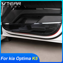 Vtear For KIA Optima K5 DL3 interior Door Frame anti-kick trim Car body decoration Anti-dirty cover accessories styling 2021 2024 - buy cheap