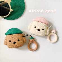 Cartoon 3D Teddy Dog Bluetooth Earphone Silicone Cover For Apple Airpods Pro Cute Case For Airpods 1 2 Wireless Charging Bag 2024 - buy cheap