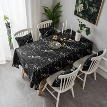 Nordic marble tablecloth black small fresh table cloth coffee table tablecloth cover cloth cotton and  printed fabric 2024 - buy cheap
