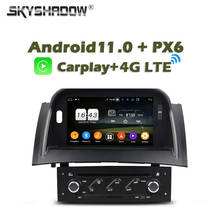 Wireless Carplay PX6 Car DVD Player  Android 11.0 4G+64G GPS RDS Radio wifi Bluetooth 5.0 For Renault Megane II 2 2004 2005-2009 2024 - buy cheap