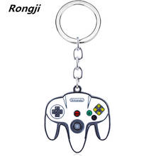 Game Console Handle Keychain crystal Hip-hop Jewelry accessories Figure Keyring Key Chain Men Boy Gift 2024 - buy cheap