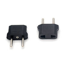 1/2/5pcs 2Pin EU Euro Europe Plug Adapter 2 Round Pin US to EU Travel Electrical Power Adapter Socket 2024 - buy cheap