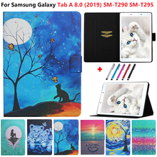 Чехол-кошелек для Samsung Galaxy Tab A 8,0 2019, флип-чехол с подставкой, чехол для Samsung SM-T290, чехол для планшета 8 дюймов, чехол для девушек 2024 - купить недорого