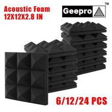 Geepro 300x300x70mm 3D Acoustic Foam Soundproofing Acoustic Panel Noise Isolation for Studio 6/12/24pcs Soundproof Foam 2024 - buy cheap