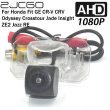 ZJCGO Car Rear View Reverse Backup Parking AHD 1080P Camera for Honda Fit GE CR-V CRV Odyssey Crosstour Jade Insight ZE2 Jazz RE 2024 - buy cheap