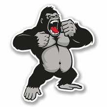 S50209# 13CM/15CM/17CM Personality PVC Decal Angry Gorilla Waterproof Car Sticker on Motorcycle Laptop Decorative Accessories 2024 - buy cheap
