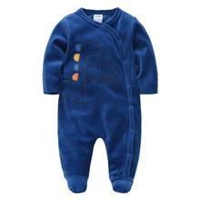 Unisext Spring Autumn Newborn Baby Rompers Pjiamas Infant Onesies Velvet Warm Jumpsuit Baby Boys Overalls Toddler Girls Clothing 2024 - buy cheap