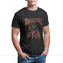 Daggerfall Print Cotton Homme Desgin T-Shirt The Elder Scrolls Action Role-playing Games Men Fashion Streetwear 2024 - buy cheap