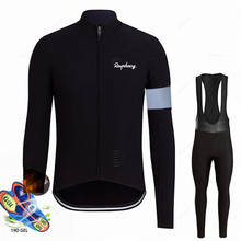 New Spring 2021 Team Raphaing Cycling Jersey Autumn Mtb Cycling Clothing Summer Long Sleeve Triathlon Mountain Bike Bib Pant Set 2024 - buy cheap