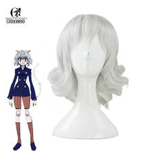 ROLECOS-Peluca de Cosplay de Neferpitou para mujer, pelo corto sintético, resistente al calor, de Anime, Hunter x Hunter 2024 - compra barato