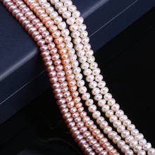 Pérolas de água doce natural contas forma irregular solta contas para fazer jóias diy colar pulseira acessórios tamanho 4-5mm 2024 - compre barato