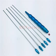 Titanium Handle Liposuction handpiece with 5pcs Liposuction Cannulas Needle Luer Lock Face Lift Tools 2024 - buy cheap