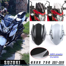 Motorcycle Touring Racing GSXS 750 Windscreen Windshield Screen with Mounting Bracket For 2017-2019 Suzuki GSX-S 750 17 18 19 2024 - buy cheap