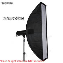 Caja de luz Rectangular para estudio fotográfico, tira de 20x90cm para foto estroboscópica, Flash, Bowens, montaje CD50 T10A 2024 - compra barato