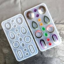 DIY Earrings Pendant Mold Crystal Epoxy Resin Casting Silicone Mould Handmade Crafts Handmade Decorative Jewelry Making Tools 2024 - buy cheap