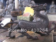 free shipping beautiful dragon good luck Everlasting bronze statue 2024 - buy cheap