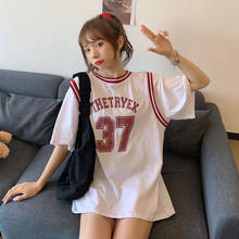 Women's T-shirts Tops Japanese Kawaii Ulzzang Casual Letter Loose Ins Lazy T-shirt Female Korean Harajuku Clothes For Women 2024 - buy cheap