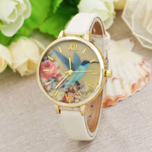 2020 Hummingbird Women Leather Band Analog Quartz Movement Wrist Watch montre femme relojes para mujer часы женские наручные 2024 - buy cheap