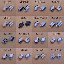 2 шт./лот разъем Micro USB Type-C разъем для зарядки порт док-станция зарядка розетка для XiaoMi Mi A1 A2 Lite 9 9T 8 Lite SE Pro 6 2024 - купить недорого