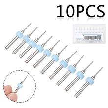 10pcs/Set 1mm End Mill Carbide Blade CNC Engraving Cutter Bit 3.175mm Shank Drill Bits for Power Tools 2024 - buy cheap