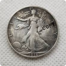 USA 1916 Walking Liberty Half Dollar  COIN COPY commemorative coins-replica coins medal coins collectibles 2024 - buy cheap