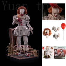 Pennywise-figura de acción del Joker de Stephen King, Iron Studios, juguete coleccionable de Navidad, Horror, Halloween 2024 - compra barato