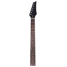 Hot 24 Frets New Replacement Maple Neck Rosewood Fretboard Fingerboard for Electric Guitar Black 2024 - buy cheap