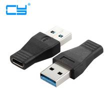 2019 высокоскоростной USB 3,1 type C Женский к USB 3,0 Мужской Порт адаптер USB-C к USB3.0 type-A Разъем конвертер/черный цвет 2024 - купить недорого