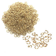 200PCS 100% Gold Stainless Steel Jump Rings Split Rings Connector For Jewelry Making DIY Necklace Accessories Wholesale Findings 2024 - buy cheap