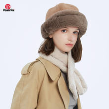 Winter Warm Furry Fisherman Hats Double Wear Soft Fuzzy Faux Fur Bucket Hat Women Fashion Wind-proof Cap 2024 - buy cheap