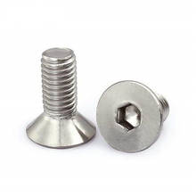 Tornillo hexagonal M3, cabeza plana avellanada hexagonal, tornillos Allen de acero inoxidable 304, tornillo para máquina, tornillo de Socke DIN7991/ISO1064 2024 - compra barato