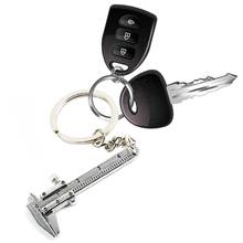 Key Chain Ring Metal Mini Vernier Caliper Style Car Styling Decoration Keychain Pendant Universal For BMW Mazda 2024 - buy cheap